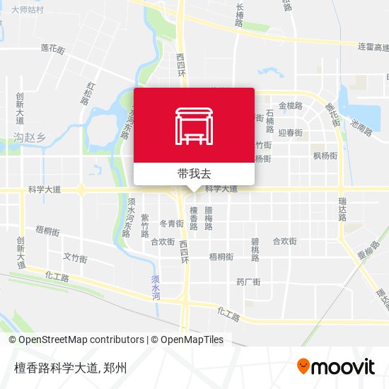檀香路科学大道地图