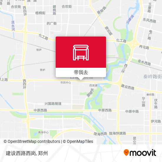 建设西路西岗地图