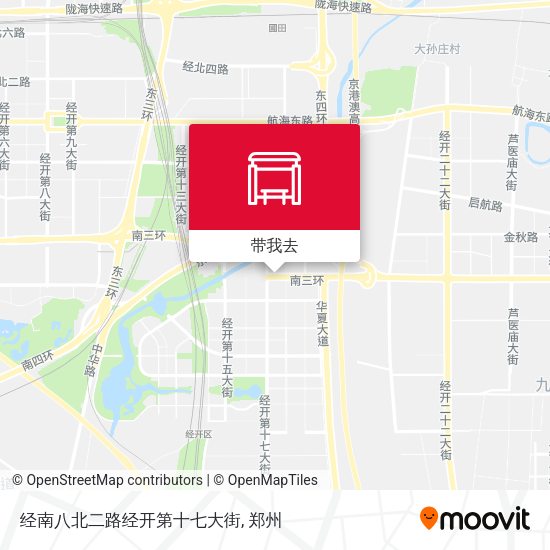 经南八北二路经开第十七大街地图