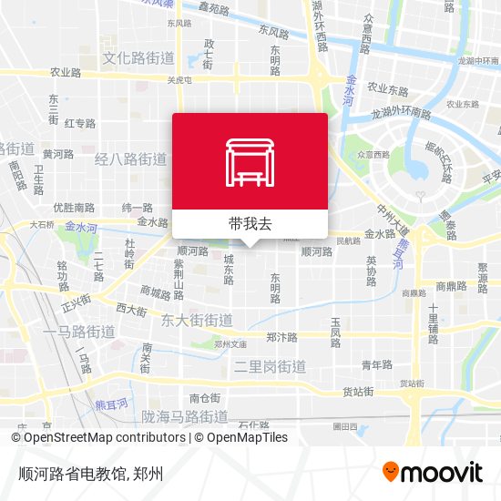 顺河路省电教馆地图