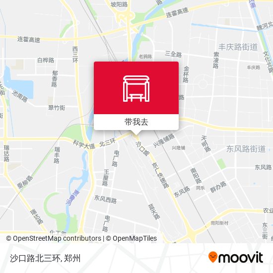 沙口路北三环地图