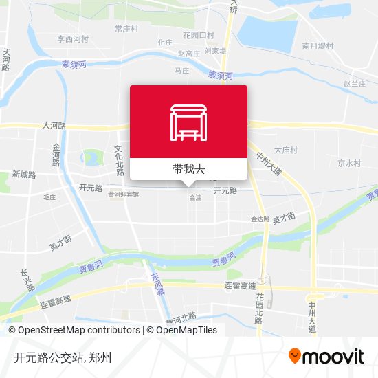 开元路公交站地图
