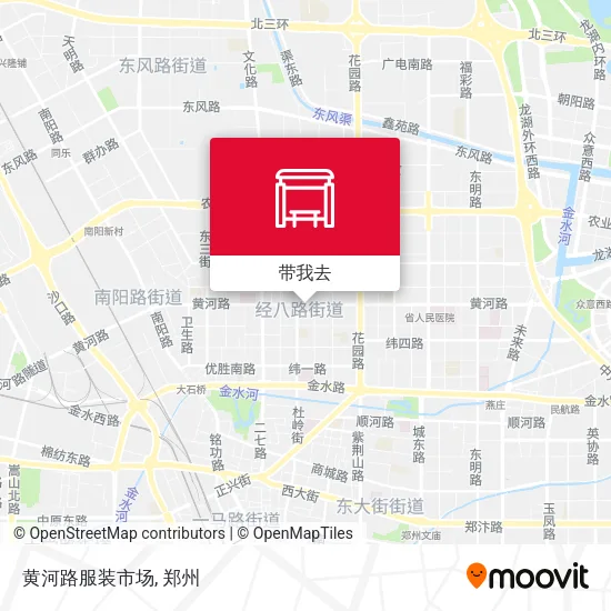 黄河路服装市场地图