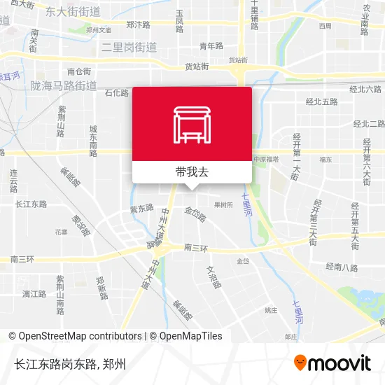 长江东路岗东路地图