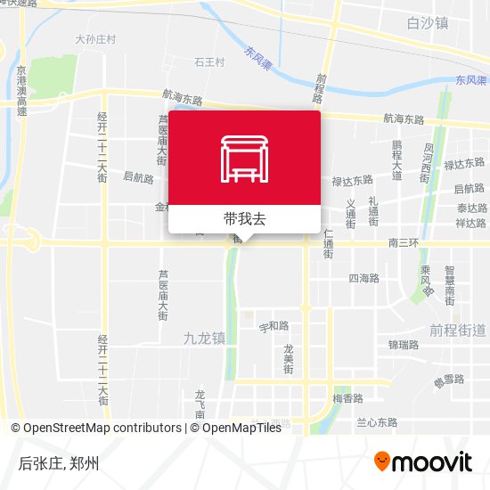 后张庄地图