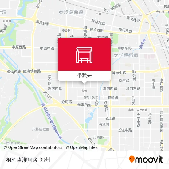 桐柏路淮河路地图