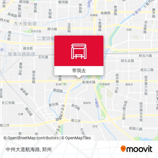 中州大道航海路地图