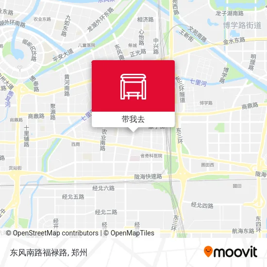 东风南路福禄路地图