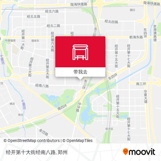 经开第十大街经南八路地图