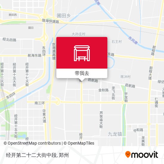 经开第二十二大街中段地图