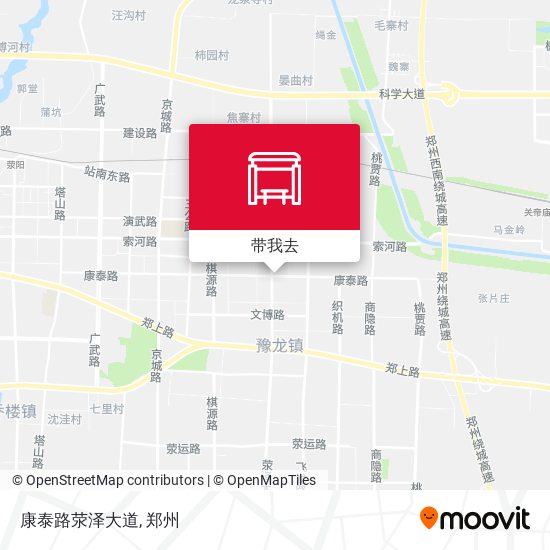 康泰路荥泽大道地图