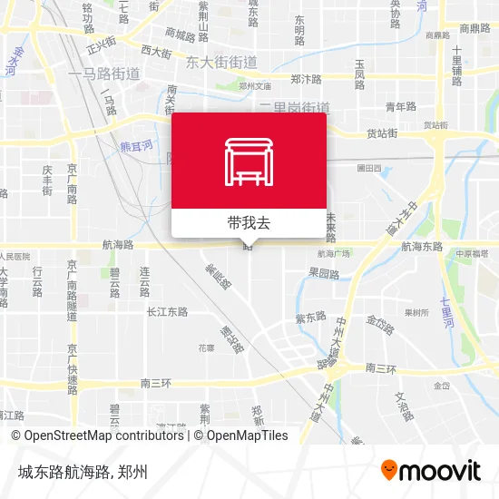 城东路航海路地图