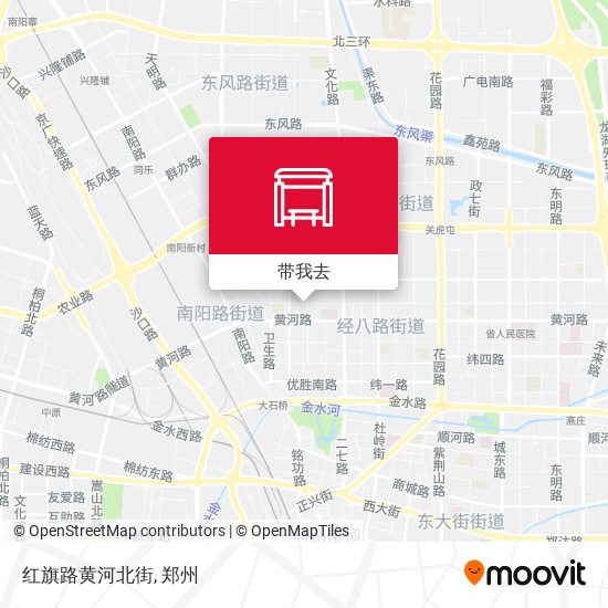 红旗路黄河北街地图