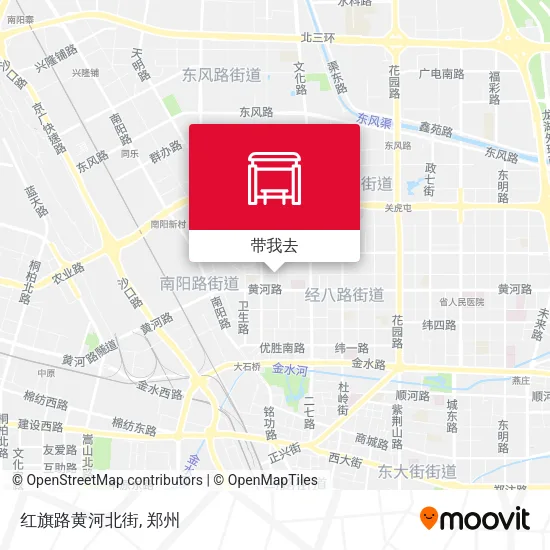 红旗路黄河北街地图