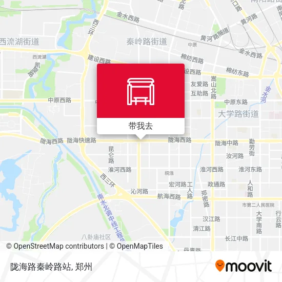 陇海路秦岭路站地图