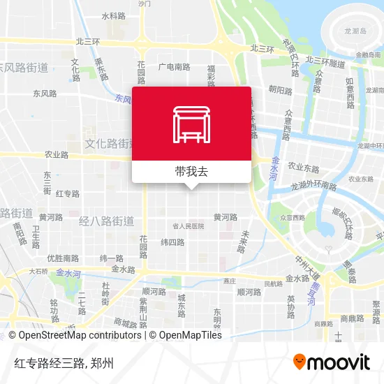 红专路经三路地图