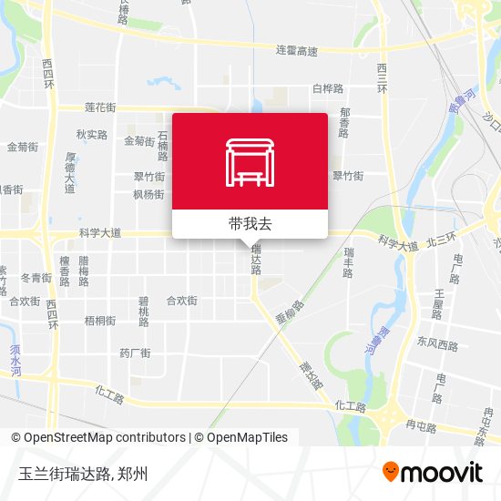 玉兰街瑞达路地图