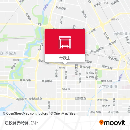 建设路秦岭路地图