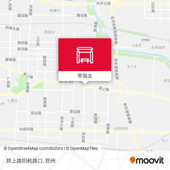 郑上路织机路口地图