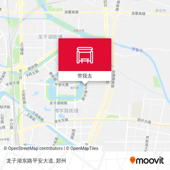 龙子湖东路平安大道地图