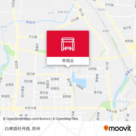 白桦路牡丹路地图