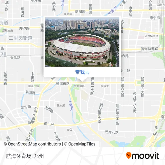 航海体育场地图