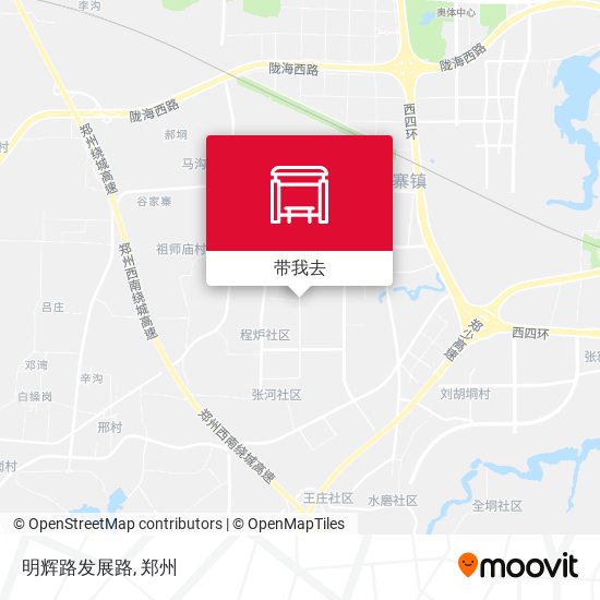 明辉路发展路地图