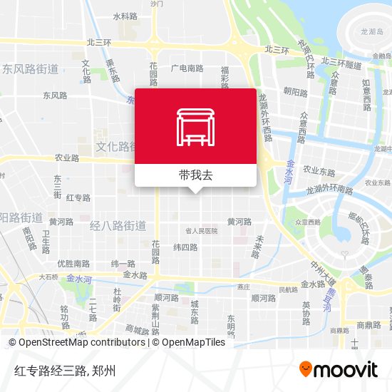 红专路经三路地图