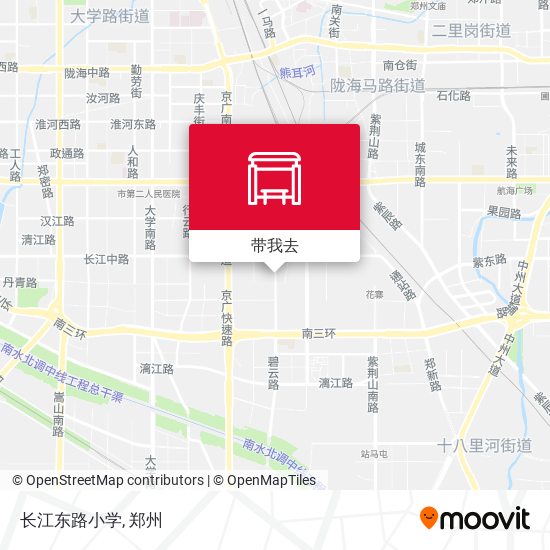 长江东路小学地图