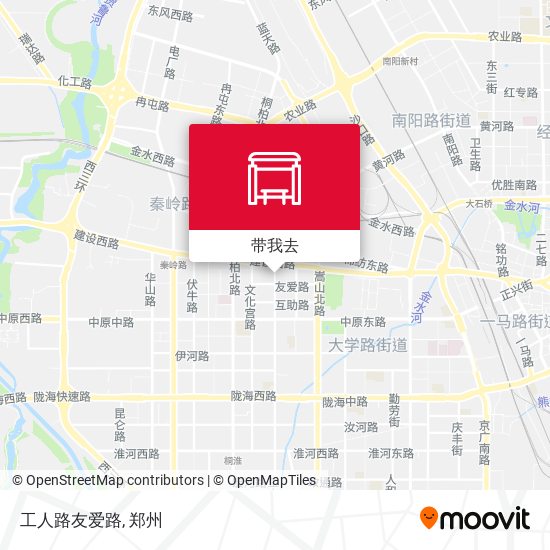 工人路友爱路地图