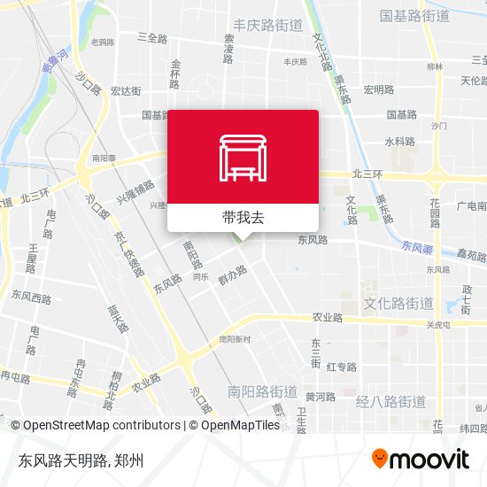 东风路天明路地图