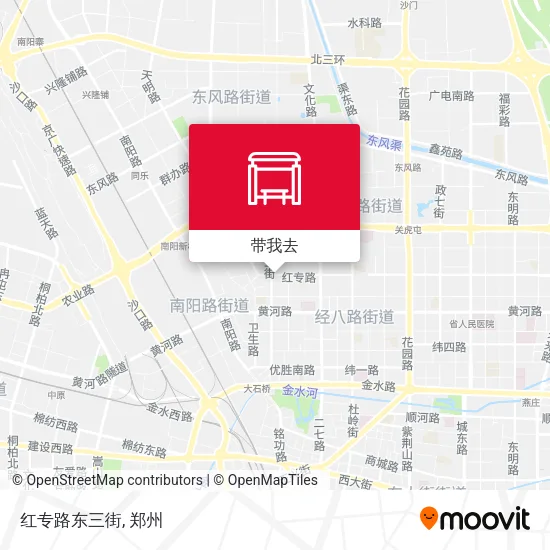 红专路东三街地图