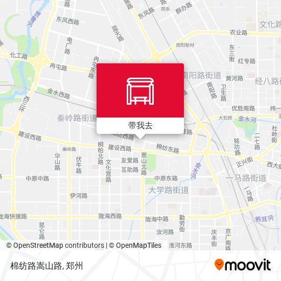 棉纺路嵩山路地图