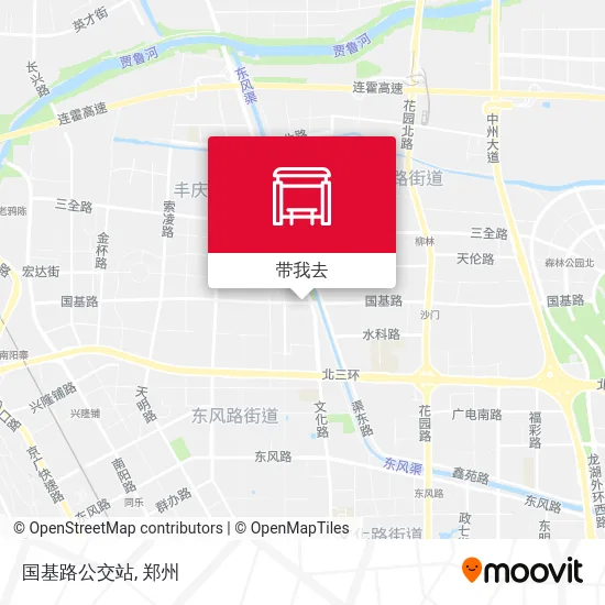 国基路公交站地图
