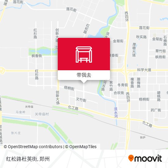 红松路杜英街地图