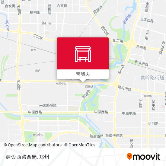 建设西路西岗地图