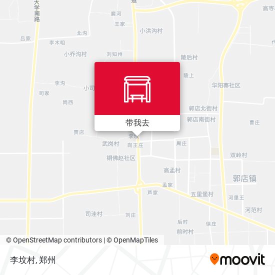 李坟村地图