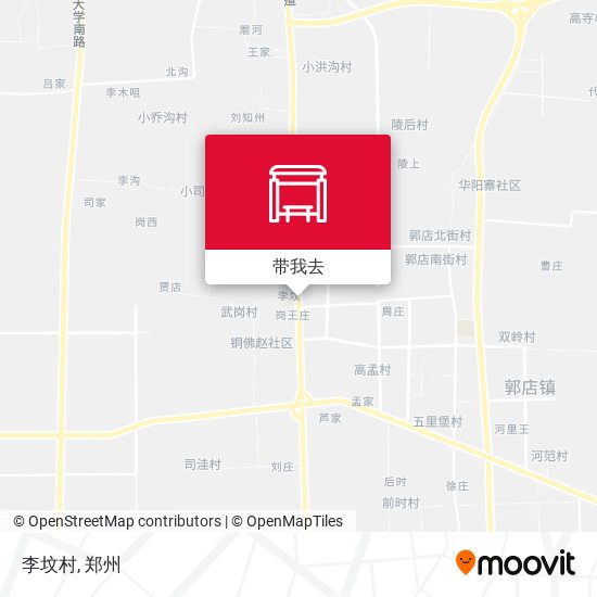 李坟村地图