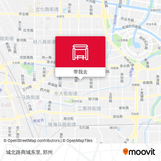 城北路商城东里地图