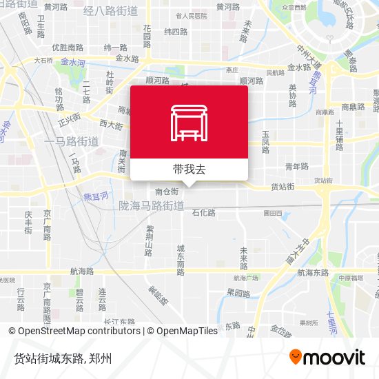 货站街城东路地图