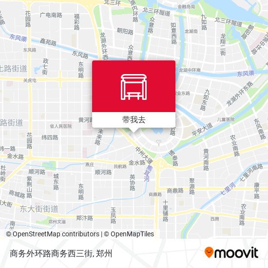 商务外环路商务西三街地图