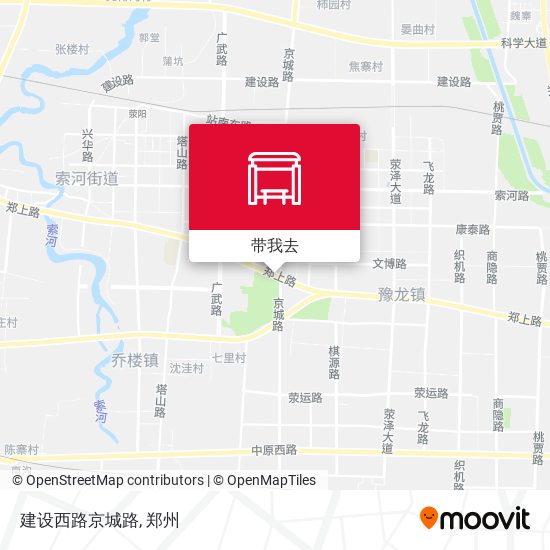 建设西路京城路地图
