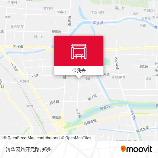 清华园路开元路地图