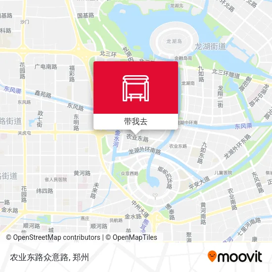 农业东路众意路地图