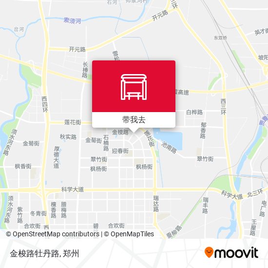 金梭路牡丹路地图