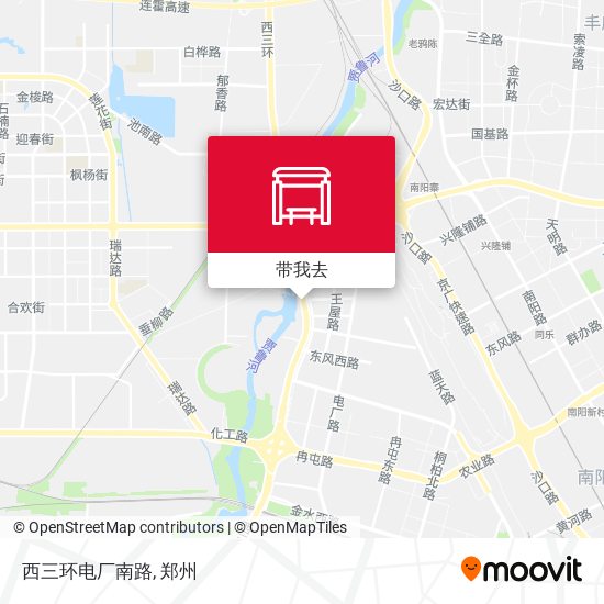 西三环电厂南路地图