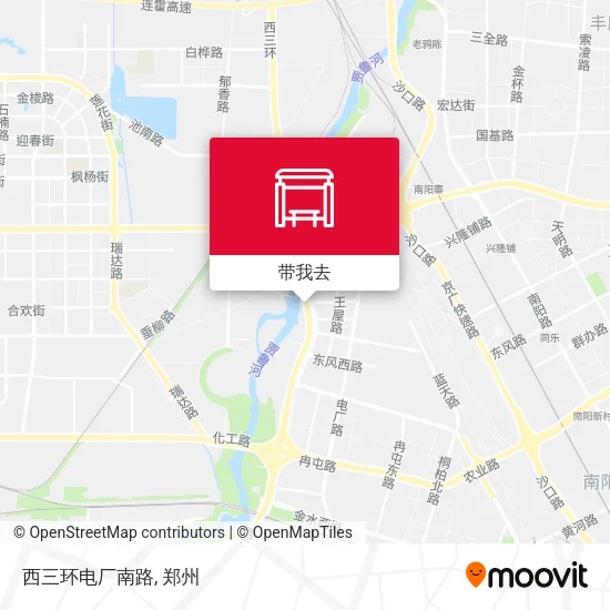 西三环电厂南路地图