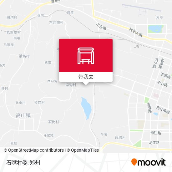 石嘴村委地图