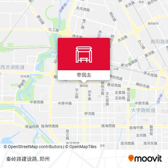 秦岭路建设路地图