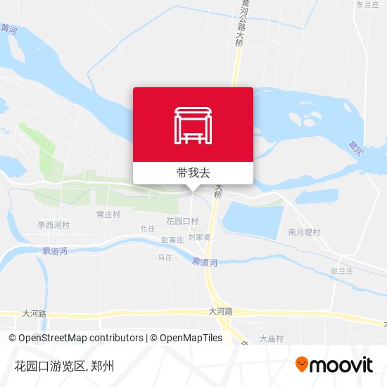 花园口游览区地图
